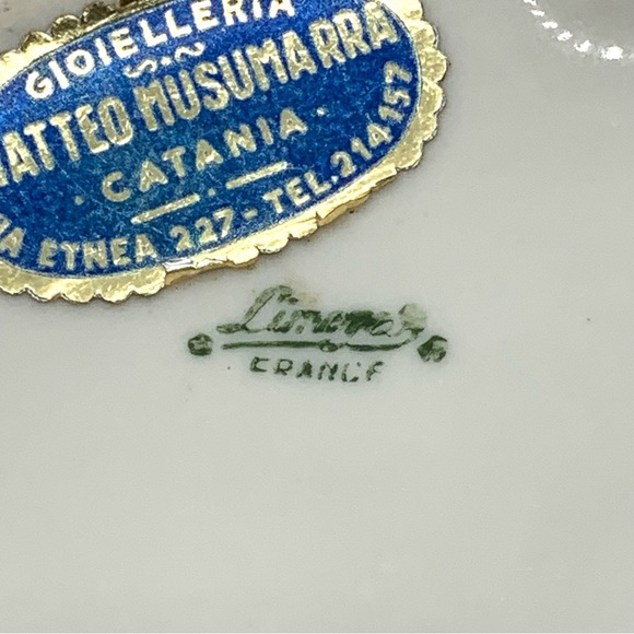 Vintage Limoges France Pink Porcelain Trinket Box Gold Gilt Floral - Picture 9 of 16